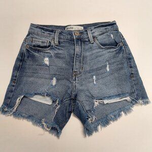 Women's Mudd distressed size 0 jean shorts
